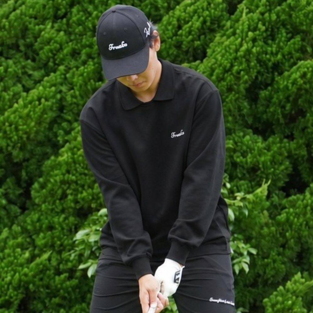 RIB COLLAR SWEAT SHIRT