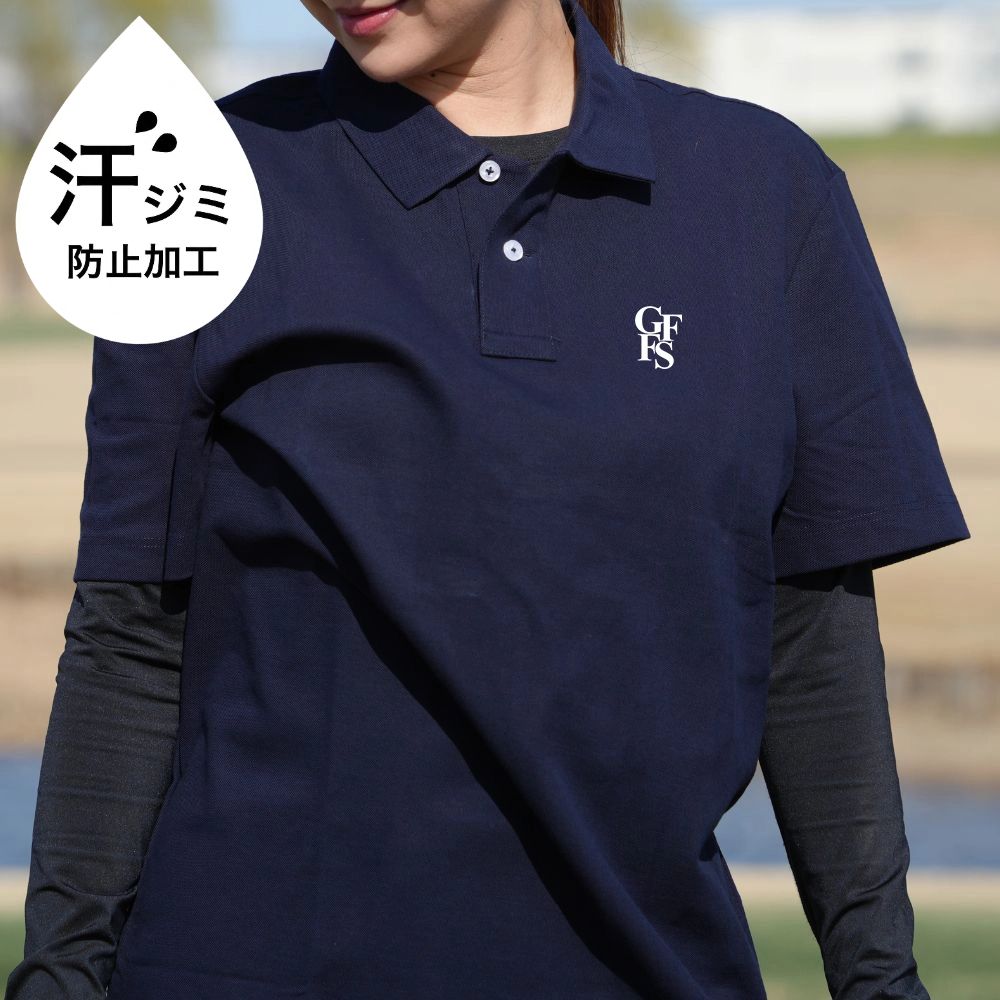 Sweat-proof GFFS Logo Polo Shirts