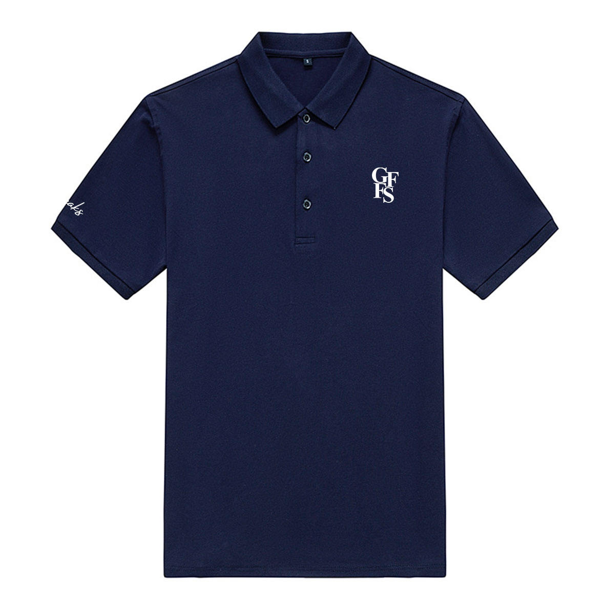 Sleeve Design Mesh Polo Shirts