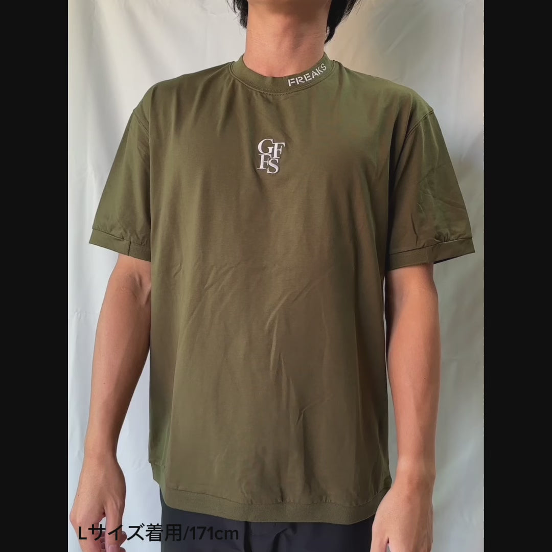 ゴルフフリークス】GFFS logo mockneck shirts(GFFSロゴモック