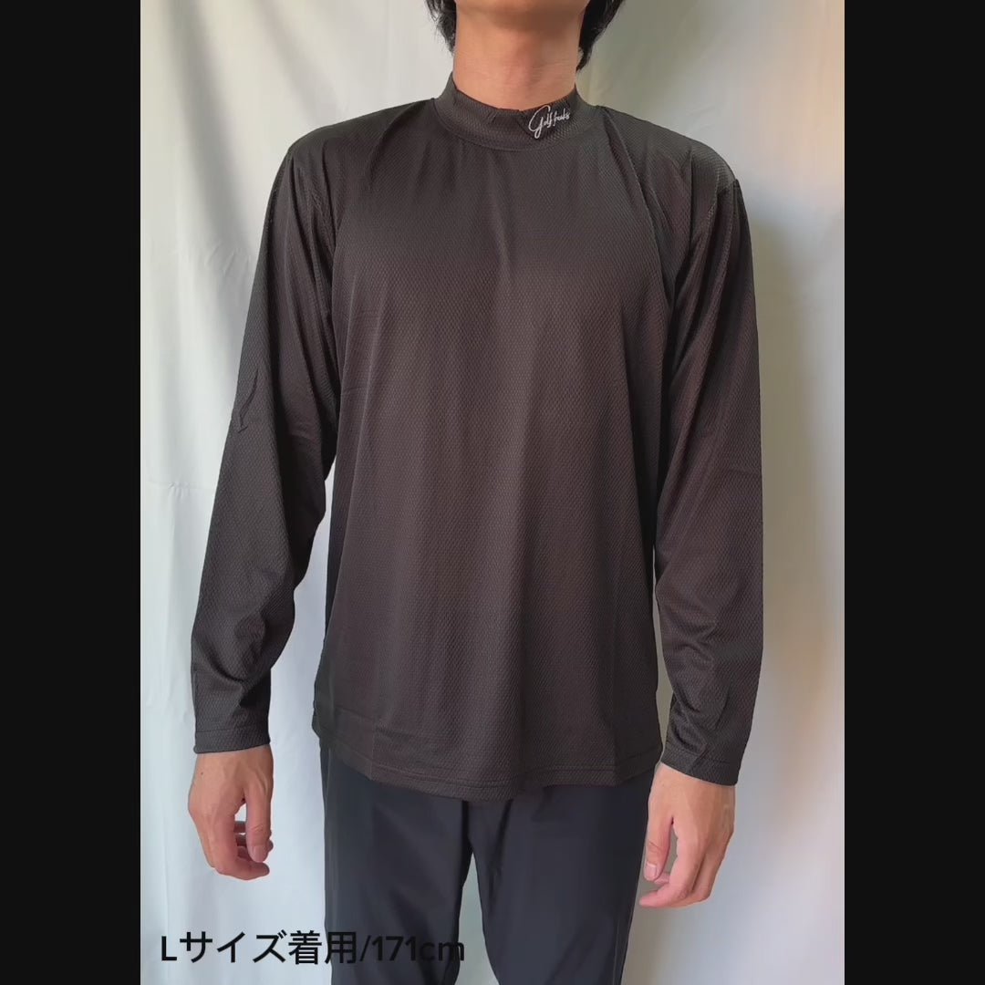 ゴルフフリークス】Mockneck inner long sleeve shirts（モックネック 