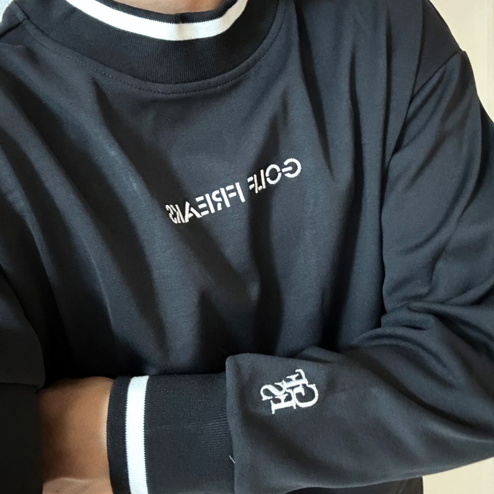 Mockneck logo sweat