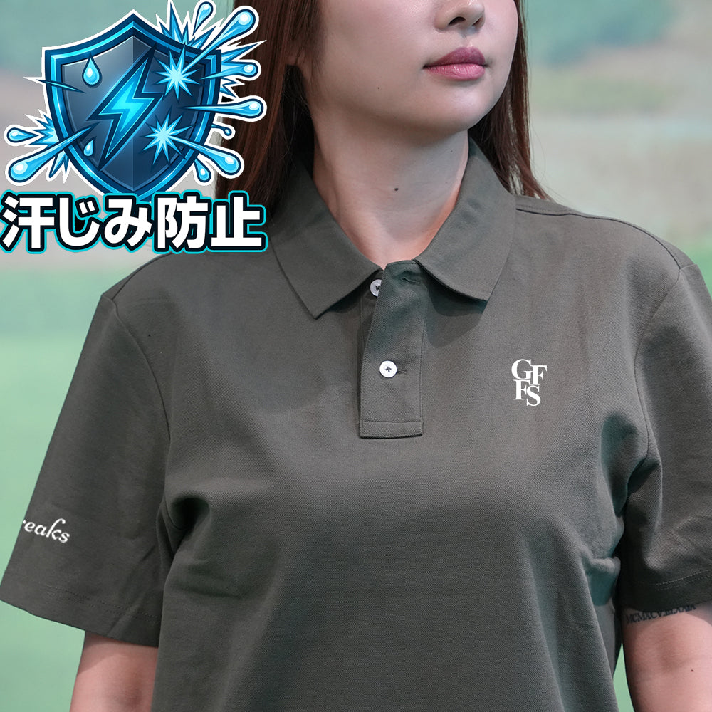 Sweat-proof GFFS Logo Polo Shirts