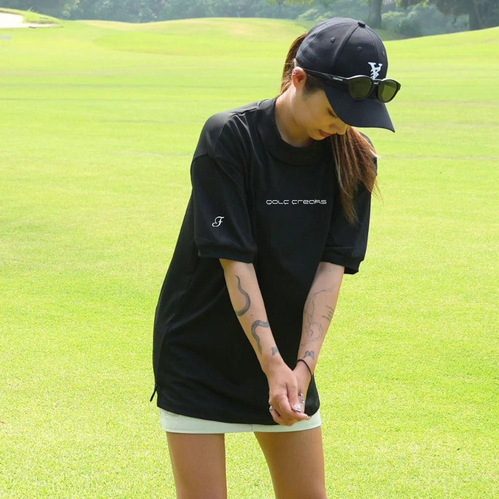 Sweat-proof AC Logo Mockneck Shirts