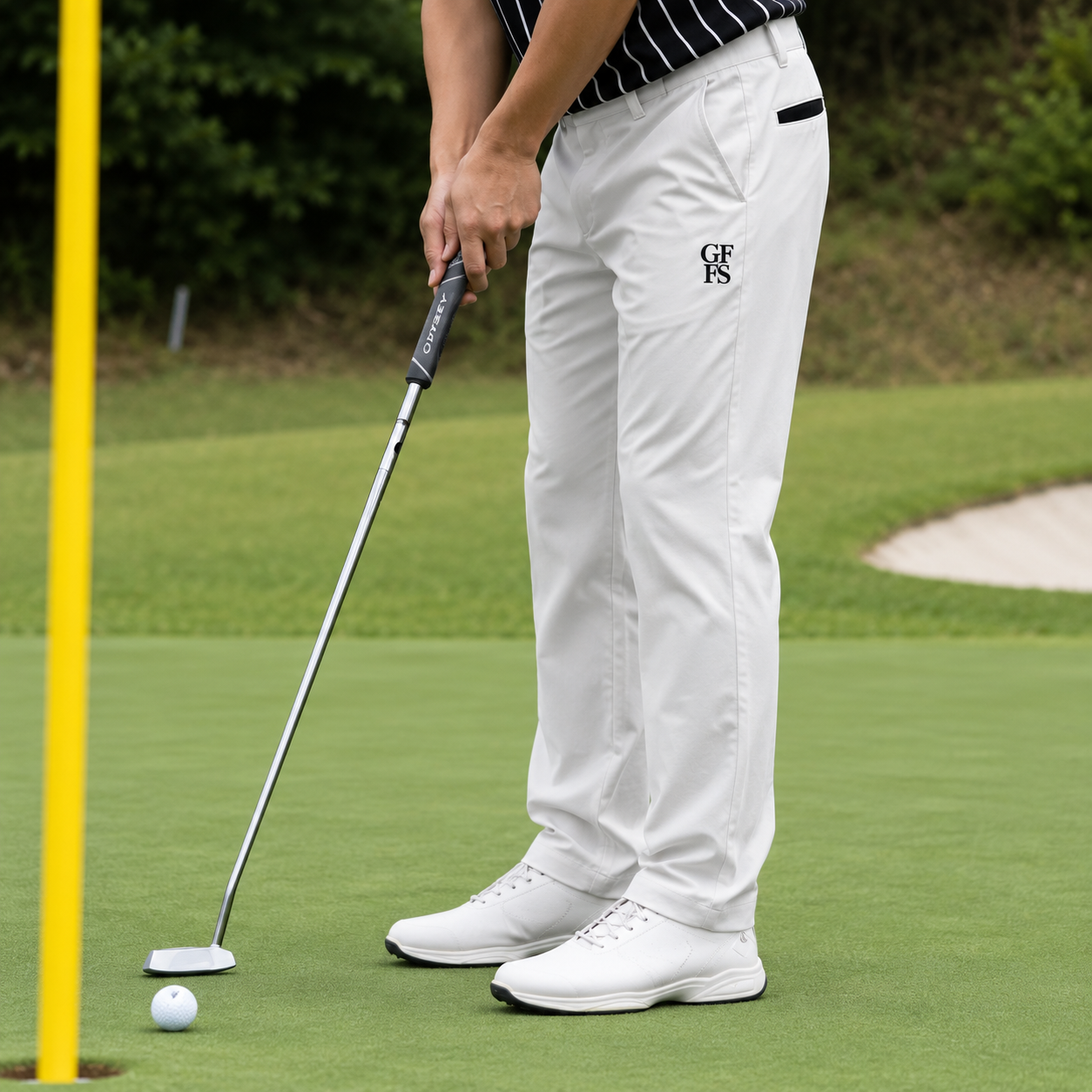 8way stretch tapered pants